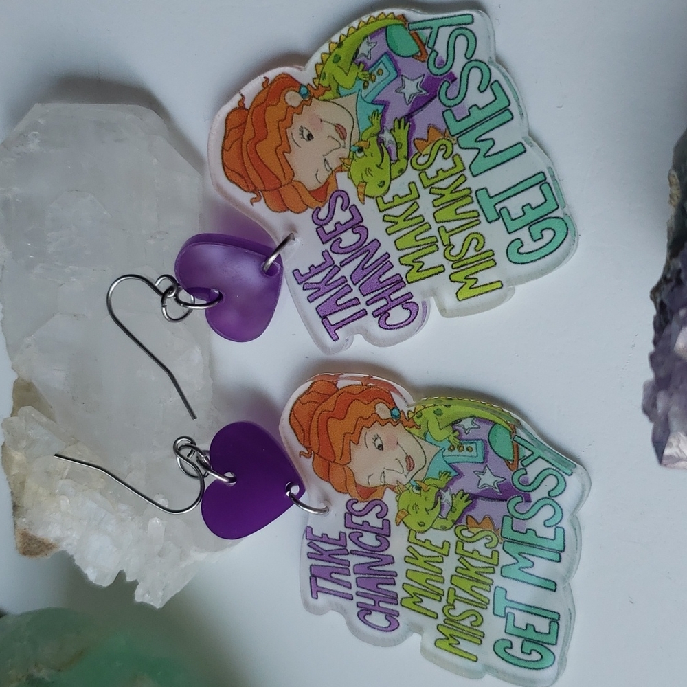 Miss Frizzle earrings - Picture 5 of 10